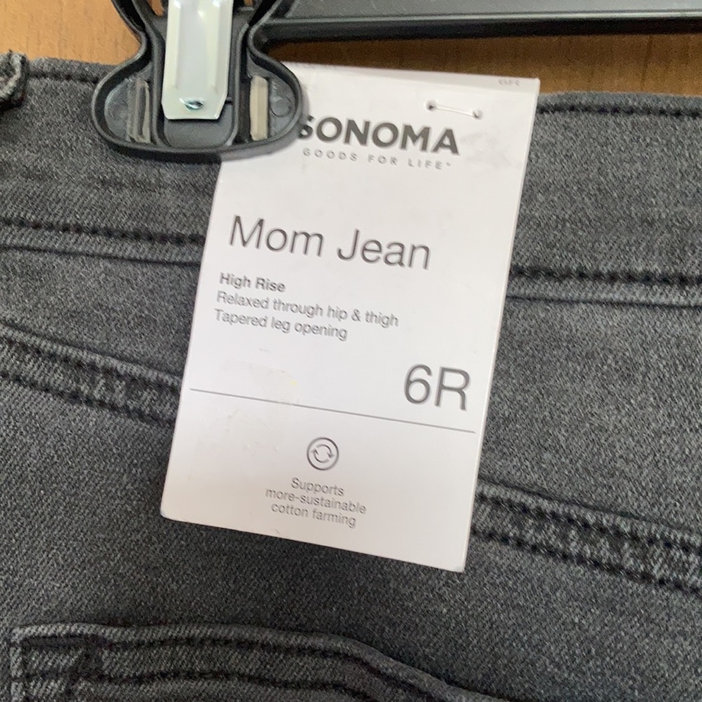 Sonoma mom jean ultra high rise retro jean with stretch size 6 - Picture 10 of 14